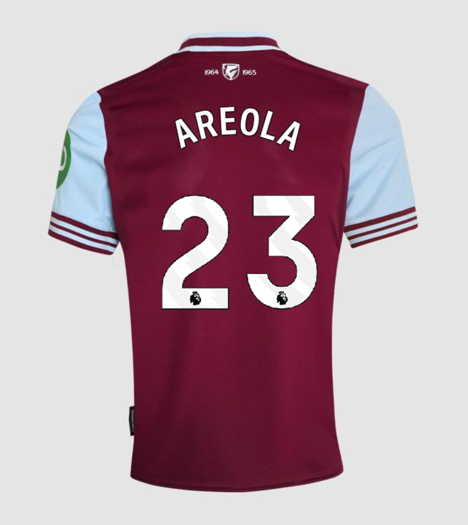 24-25 West Ham United Home AREOLA 23 Football Jersey