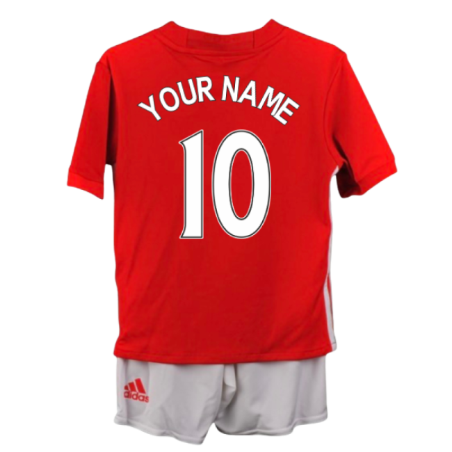Fan Quality Man Utd Home Supporter Kit (Adults) (2)