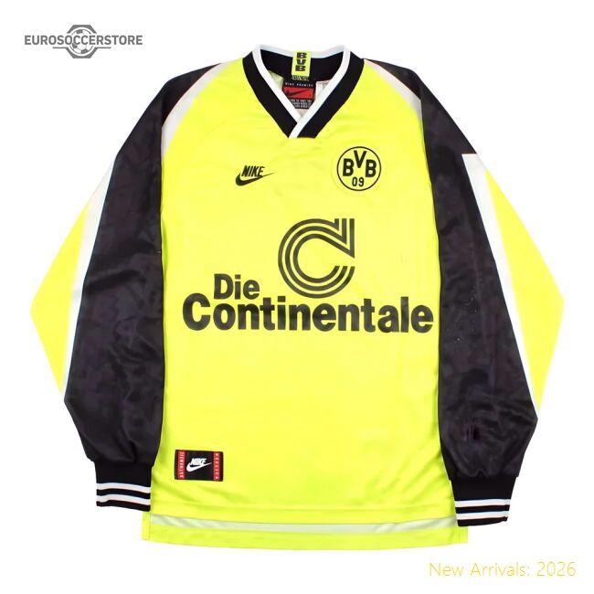 Elite Borussia Dortmund 1995-96 Long Sleeve Home Shirt (s) (excellent)