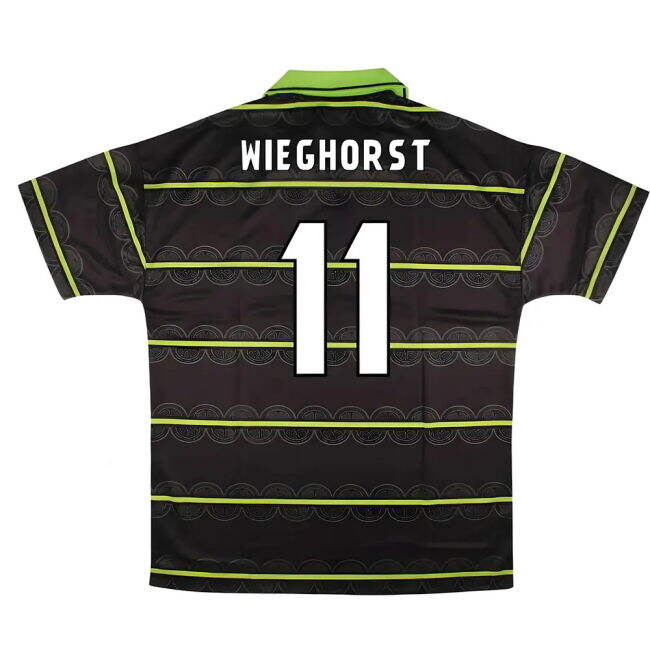 Official Licensed True Green And White Hoops Wieghorst #11 Modern S...