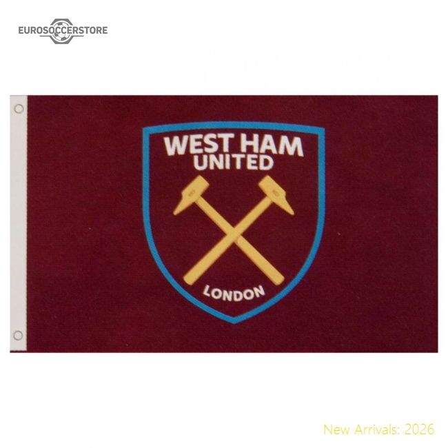 Premium West Ham United Fc Core Crest Flag - Premium Quality Baby