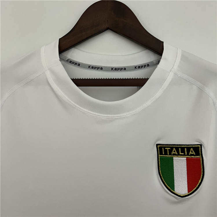 2000 Italy Away White Retro Shirt - Official Replica 4130