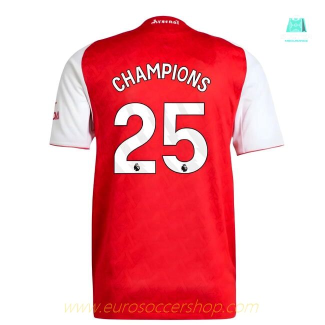 2025-2026 Arsenal Authentic Home Shirt (Champions 25)