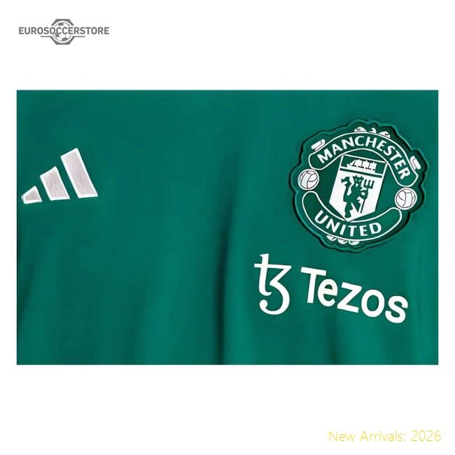 Authentic 2023-2024 Man Utd Training Tee (green) - Premium Quality
