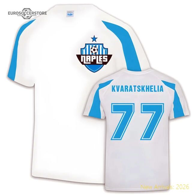 Official Training Napoli Khvicha Kvaratskhelia Jersey 2023-2024