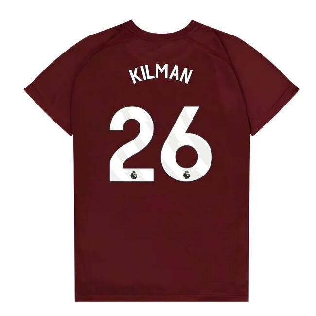 West Ham United Poly T-Shirt (Claret/Blue) - Kids (Kilman 26)