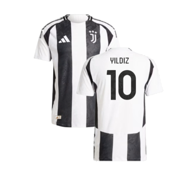 2024-2025 Juve Home Shirt (Yildiz 10) Lightweight Stretch Fabric