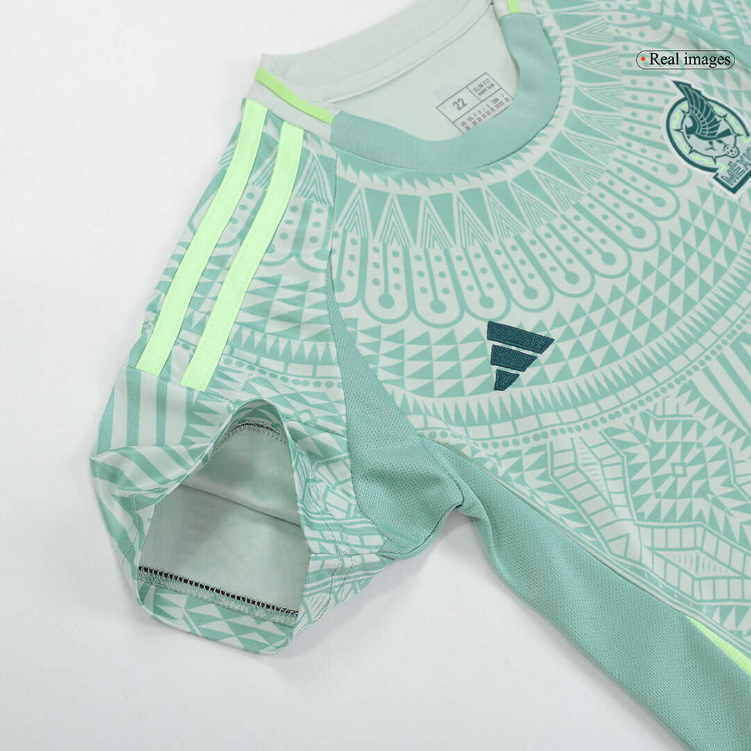 Kid's Mexico Away Jerseys Kit(Jersey+Shorts) Copa Am¨¦rica 2024Authent