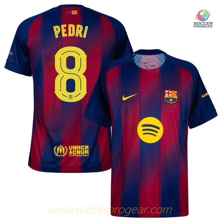 Barca Home Team Soccer Jersey 2025/26 Collection Pedri