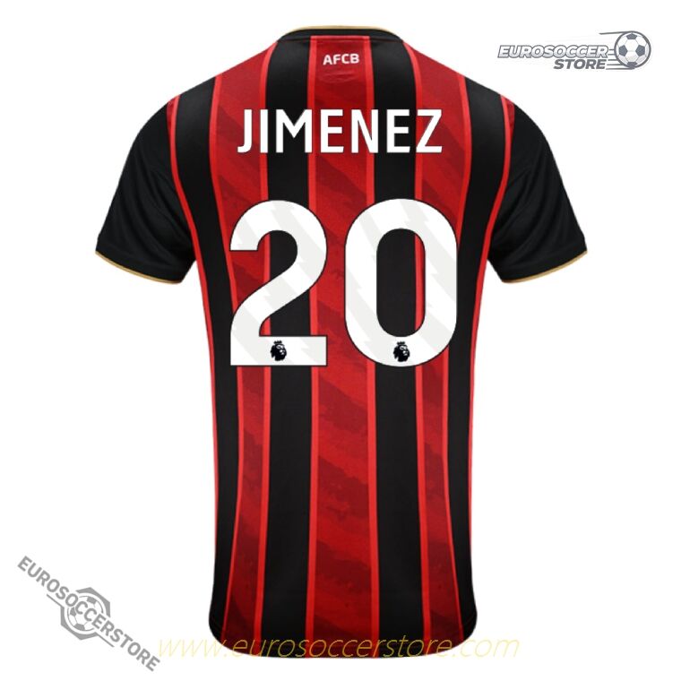 JIMENEZ's 2025-26 Bournemouth Home Jersey Version 20