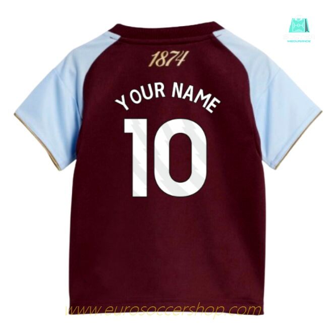 2025-2026 Aston Villa Home Baby Kit (Your Name)