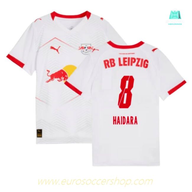 2025-2026 Red Bull Leipzig Home Shirt (Kids) (Haidara 8)