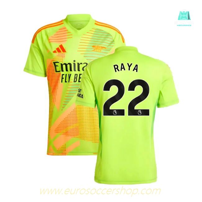 2024-2025 Arsenal Home Goalkeeper Shirt (Yellow) (Raya 22)