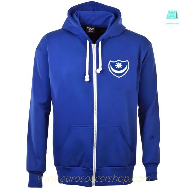 Portsmouth FC Zipped Hoodie - Royal
