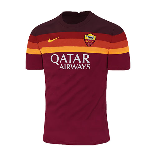 AS Roma 20-21 Home Brown Soccer Jersey Shirt - Official Replica 10205