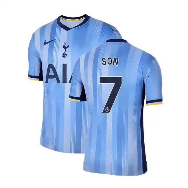 High-Quality Spurs Son 7 2024 2024-2025 Tottenham Hotspur Away Shir...
