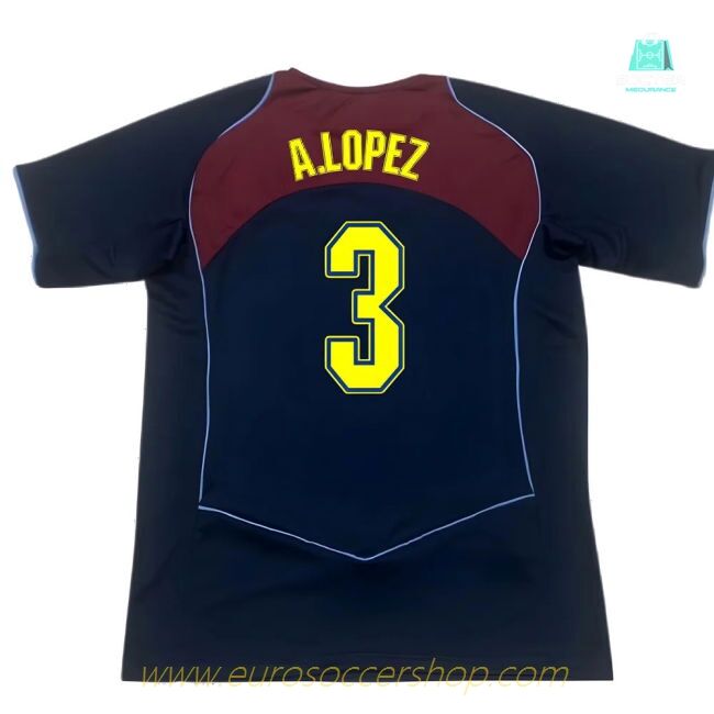 Atletico Madrid 2004-05 Away Shirt ((Good) XL) (A.Lopez 3)