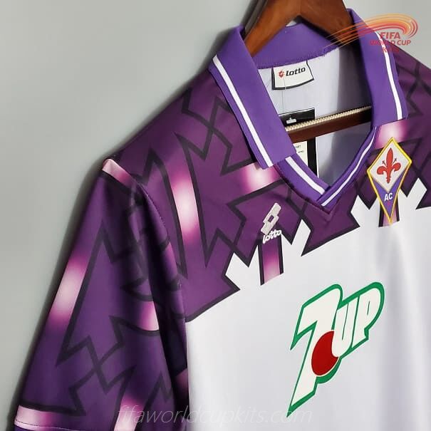 Fiorentina Visiting Football Strip 92 to 93
