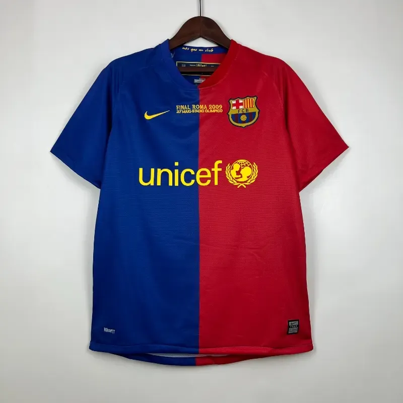 2008-2009 Barcelona UEFA League retro kit