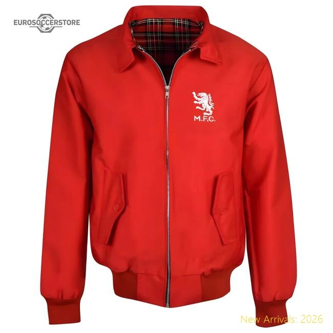 High-quality Middlesbrough Red Harrington Jacket - Fantastic Value
