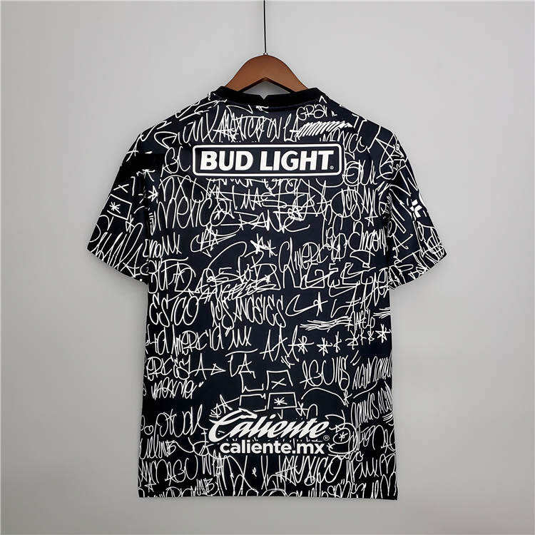 Club America Soccer Jersey 21-22 Black Football Shirt - Official