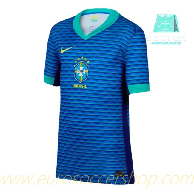 2024-25 Edition Replica Brazilian National Team Away Football Shirt Kids