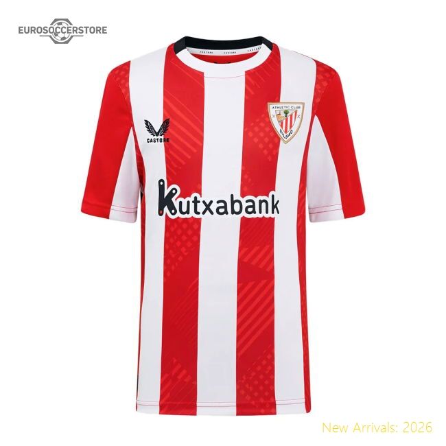 Match-Day 2024-2025 Athletic Bilbao Home Shirt (Kids) (Williams Jr