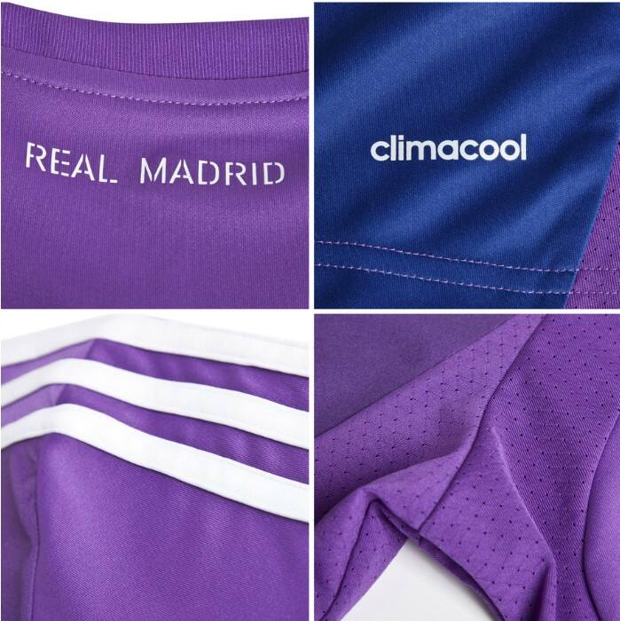 13-14 Real Madrid Goalkeeper Purple Long Sleeve Shirt - Official
