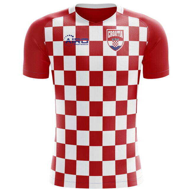 2025-2026 Croatia Flag Concept Football Shirt (Modric 10) - Kids