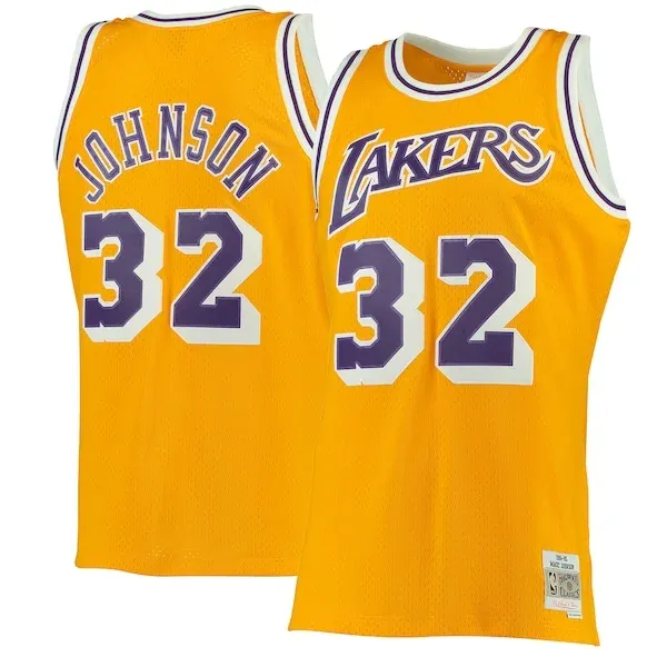 Magic Johnson LAL Swingman Jersey - retro Basketball game-day