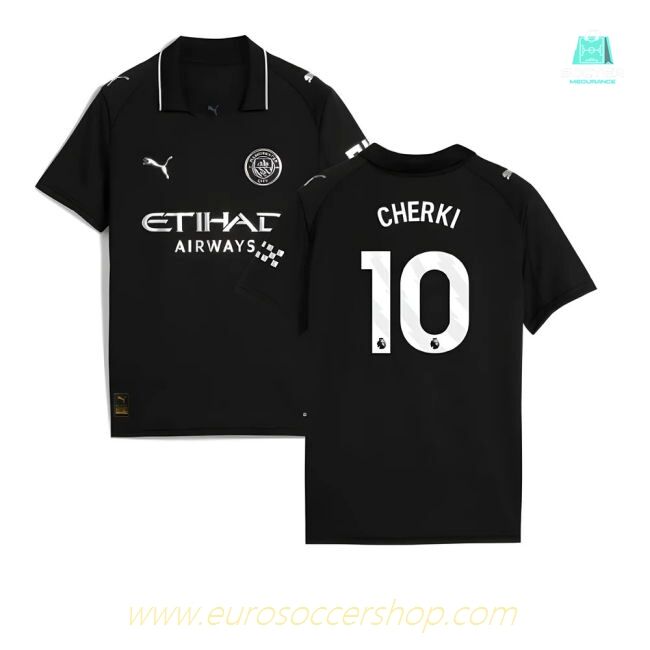 2025-2026 Man City Away Shirt (Kids) (Cherki 10)