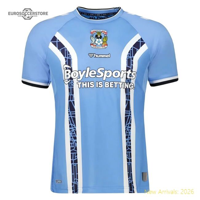 Superior 2022-2023 Coventry City Home Shirt - Official Edition