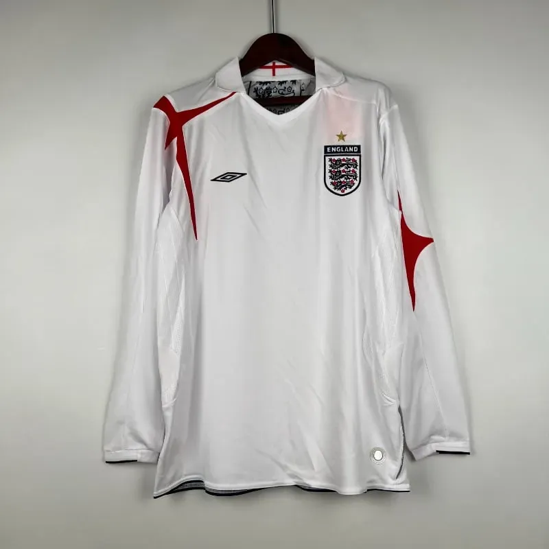 2006 Long Sleeve England Jersey retro kit