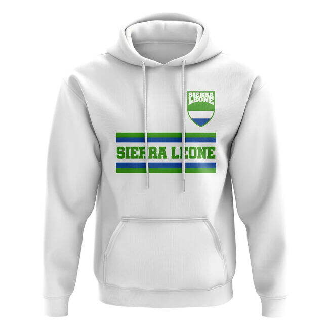 Sierra Leone Core Football Country Hoody (White)