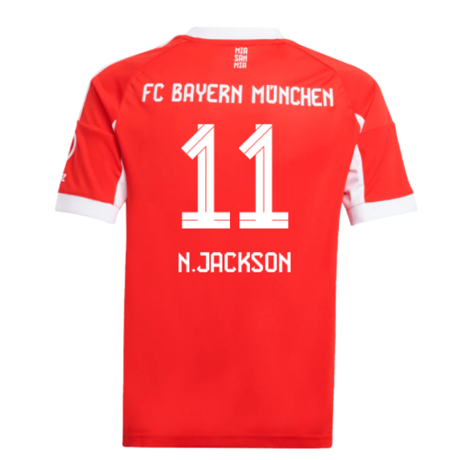 2025-2026 Bayern Munich Home Shirt for (Kids