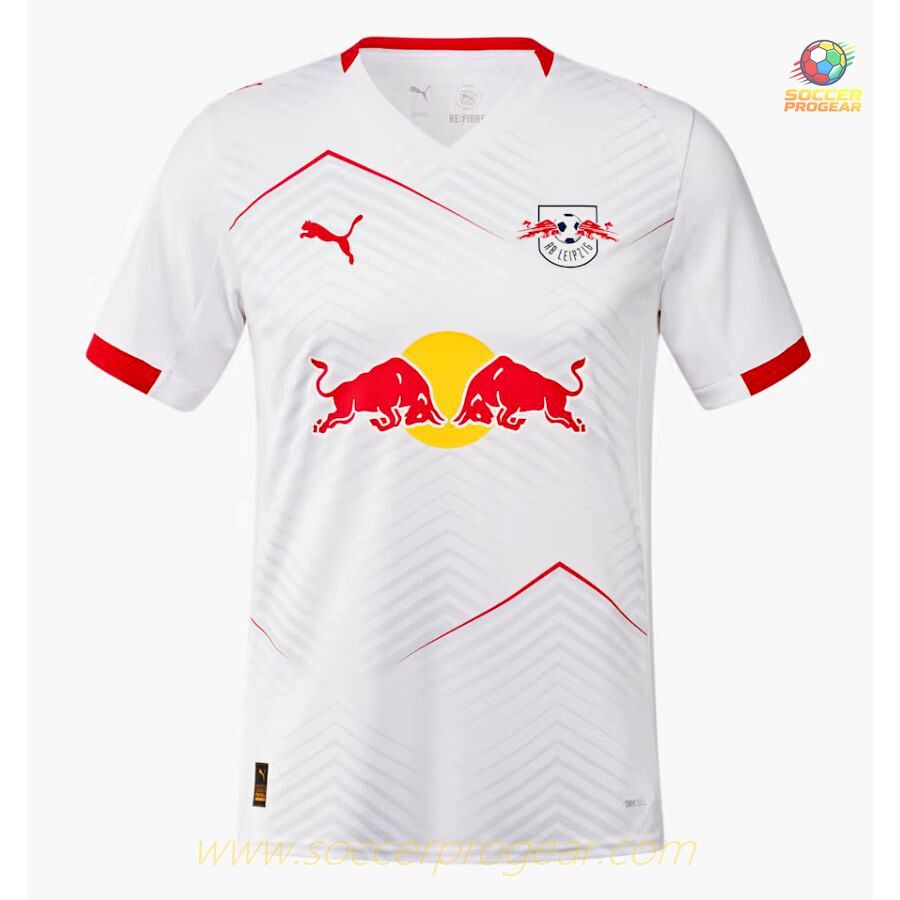 Soccer Football Shirt Football Jersey Set Kids Edition Red Bull Leipzig Home 2025-26 Edition