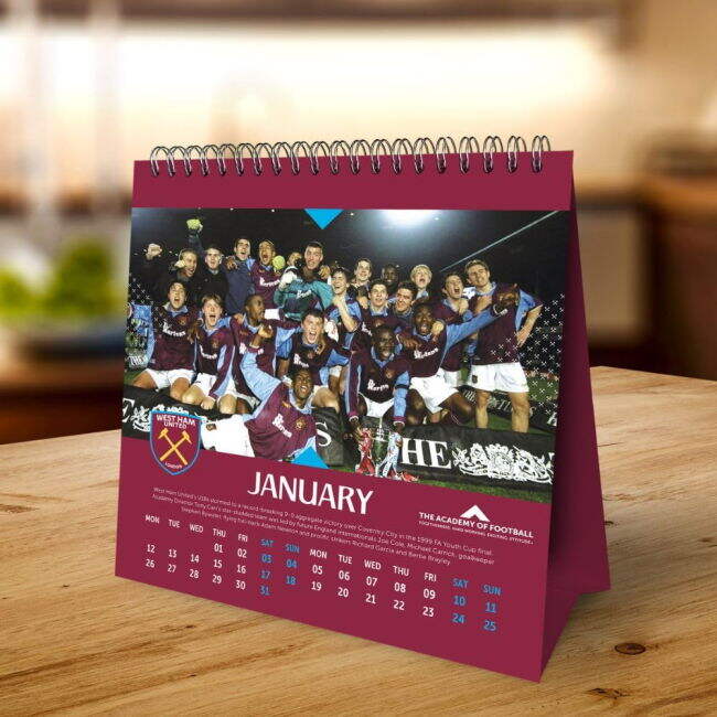 New Lightweight West Ham Home Soccer Jersey (Calendar 2026) (1)