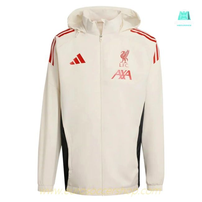 2025-2026 Liverpool Allweather Jacket (White)