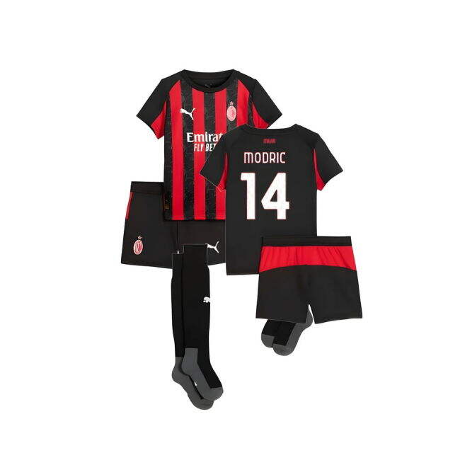 2025-2026 AC Milan Home Mini Kit (Modric 14)