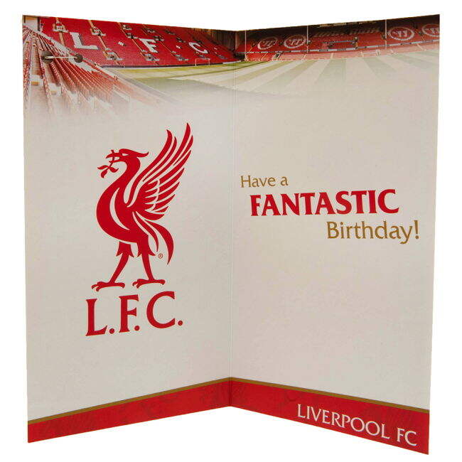 Liverpool FC Boy Birthday Card - authentic style