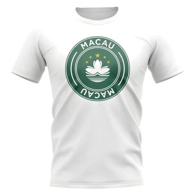 Tournament-Edition Macau Football Badge T-Shirt (White)