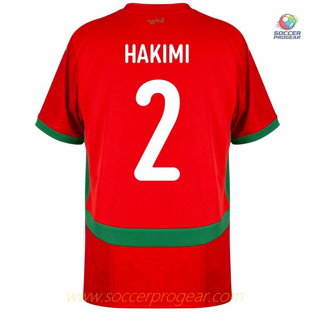 Morocco Home Team Soccer Shirt 2025 Collection 2026 Hakimi