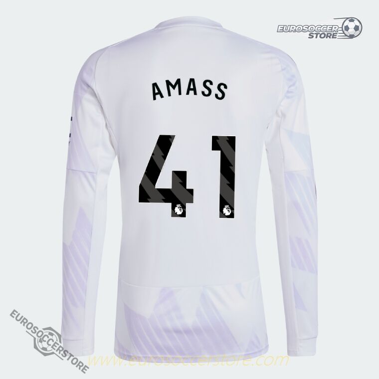 AMASS 41 Long Sleeve Away Jersey for Manchester United 25-26 Season