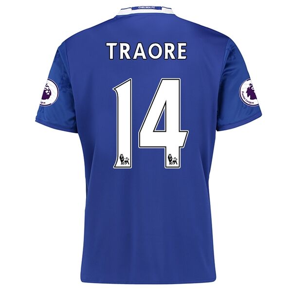 Chelsea Home 2016-17 TRAORE 14 Soccer Jersey Shirt - Official Replica