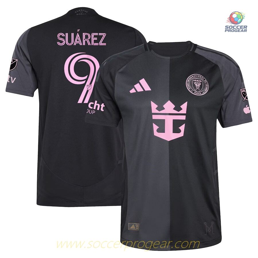 Inter Miami Away Match Soccer Team Shirt 2025 Suarez