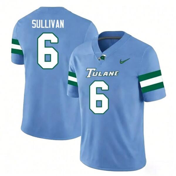 Men NCAA Team #6 Brendan Sullivan Pro Series Jersey - Great