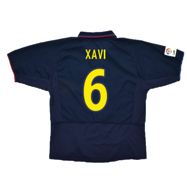 Barcelona 2003-04 Third Shirt ((Very Good) XXL) (Xavi 6)
