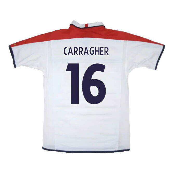 Cost-effective England 2003-05 Home Shirt ((Very Good) L) (Carragher 16) Cute