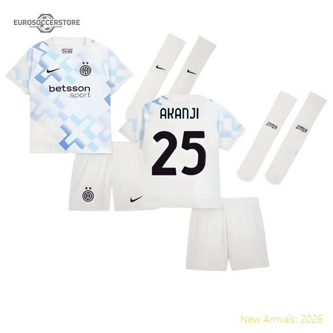 2025-2026 Inter Milan Away Mini Kit (akanji 25) - Economical
