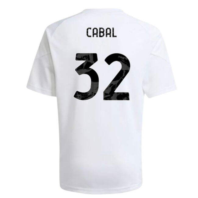 2025-2026 Juventus Training Shirt (White) - Kids (Cabal 32)
